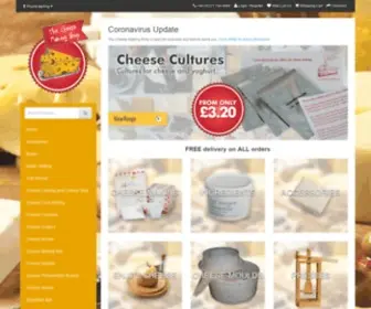 Cheesemakingshop.co.uk(The Cheese Making Shop) Screenshot