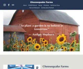 Cheesequakefarms.com(Cheesequake Farms) Screenshot