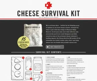 Cheesesurvivalkit.com(Cheese Survival Kit) Screenshot