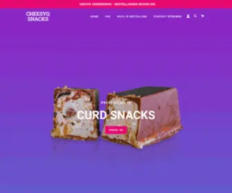 CheesyQsnacks.com(Online Store) Screenshot