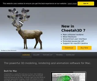 Cheetah3D.com(Mac 3D software) Screenshot