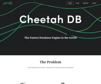 Cheetahds.com(Cheetah Database System) Screenshot