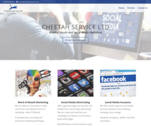 Cheetahservice.co.uk(Cheetah Service) Screenshot