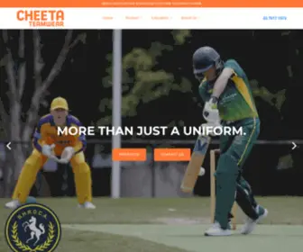 Cheetateamwear.com.au(Best Custom Sports Uniform Australia) Screenshot