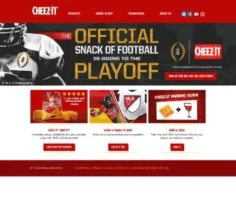 Cheez-IT.com(Cheez-It® Baked Snack Crackers) Screenshot