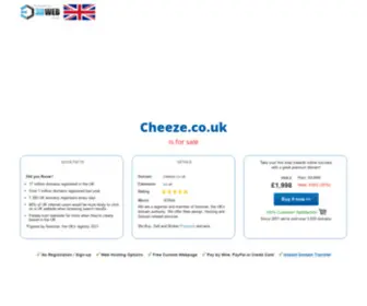 Cheeze.co.uk(Buy .co.uk domain) Screenshot