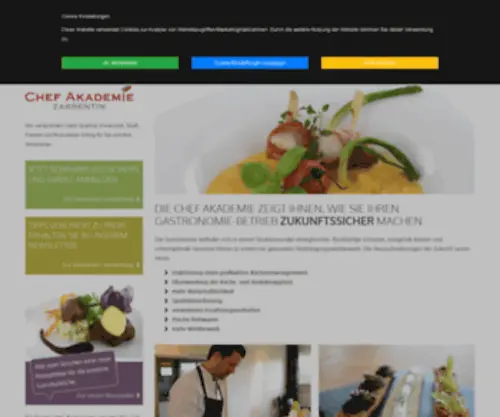 Chef-Akademie-Zarrentin.de(Block Menü) Screenshot
