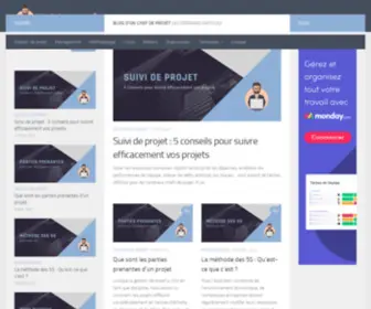 Chef-DE-Projet.fr(Blog sur la gestion de projet) Screenshot