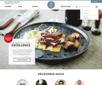 Chef-Service.com(Chef à domicile traiteur à Paris et l'Île) Screenshot