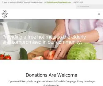 Chefaiddonegal.com(Providing a free hot meal to the elderly and compromised in our community) Screenshot