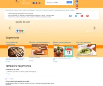 Chefanapaula.com.mx(Lasaña) Screenshot