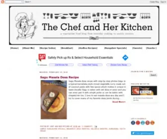 Chefandherkitchen.com(THE CHEF and HER KITCHEN) Screenshot