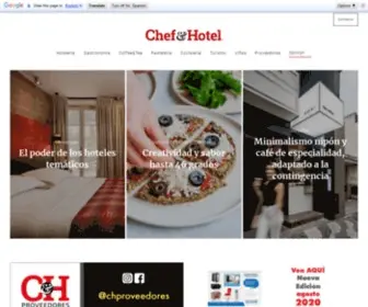 Chefandhotel.cl(Chef & Hotel) Screenshot