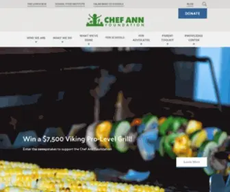 Chefannfoundation.org(The Chef Ann Foundation) Screenshot