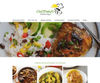 Chefbobbyd.com(Chef BobbyD Restaurant & Catering) Screenshot
