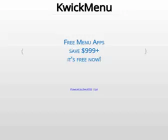 Chefcao.com(Free Menu Apps for restaurant hospitality retail POS) Screenshot