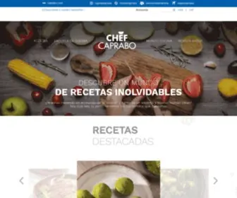 Chefcaprabo.com(Chefcaprabo) Screenshot