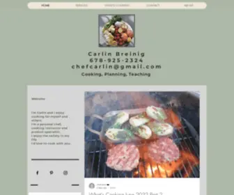 Chefcarlin.com(Cooking Classes) Screenshot