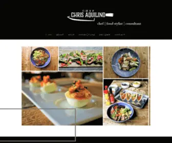 Chefchrisaquilino.com(Culinary Consultant) Screenshot