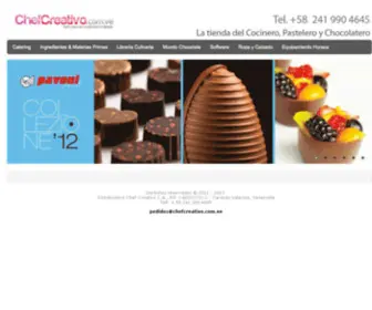 Chefcreativo.com.ve(Todo para el Cocinero de Hoy) Screenshot