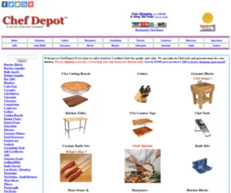 Chefdepot.com(Chef Depot) Screenshot