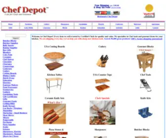 Chefdepot.net(Chef Depot) Screenshot