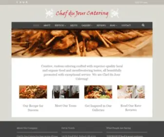 Chefdujourcatering.com(Chef du Jour Catering) Screenshot