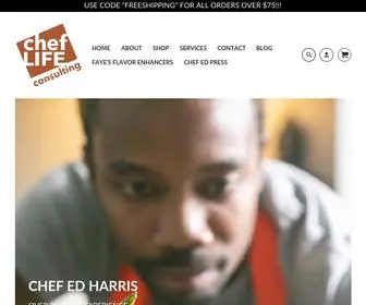 Chefedharris.com(CHEF ED HARRIS) Screenshot