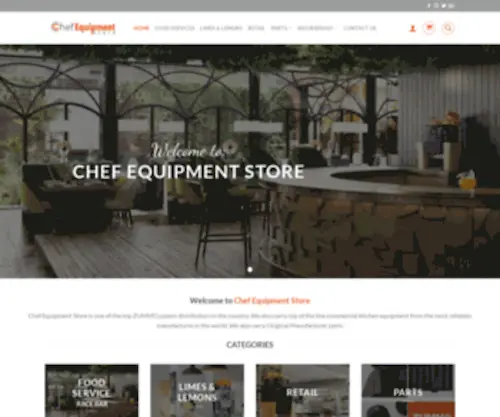 Chefequipmentstore.com(Chef Equipment Store) Screenshot