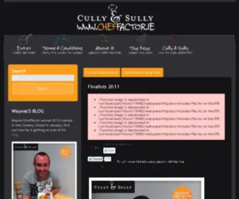 Cheffactor.ie(Finalists 2011) Screenshot