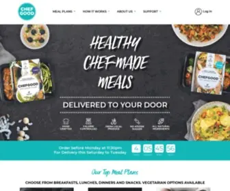 Chefgood.com.au(Healthy Meals Delivered Australia) Screenshot