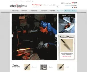 Chefknivestogo.com(Online Japanese Kitchen Knives with Free Shipping) Screenshot