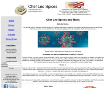 Chefleo.com(Spices and Rubs) Screenshot