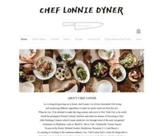 Cheflonnie.com(Chef Lonnie) Screenshot