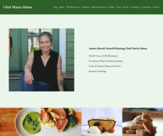 Chefmariahines.com(Chef Maria Hines) Screenshot