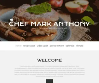 Chefmarkanthony.com(Chef Mark Anthony) Screenshot