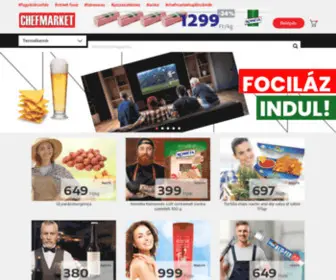 Chefmarket.hu(Élelmiszer Házhozszállítás Budapest és Pest megye) Screenshot