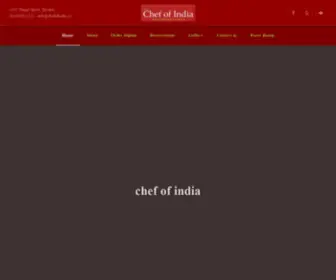 Chefofindia.ca(Chefofindia) Screenshot