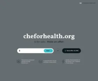 Cheforhealth.org(cheforhealth) Screenshot