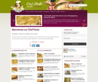 Chefpasta.fr(Recettes) Screenshot