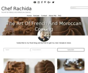 Chefrachida.com(Chef Rachida) Screenshot