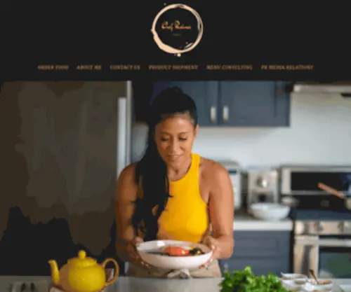 Chefreina.com(Chef Reina) Screenshot