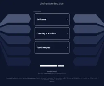 Chefreinvented.com(Chef Reinvented) Screenshot