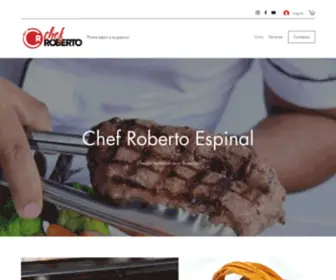 Chefrobertoespinal.com(Chef Roberto Espinal) Screenshot