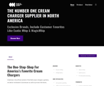 Chefscab.com(North American Cream Charger Supplier) Screenshot