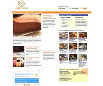 Chefseattle.com(Seattle Restaurants) Screenshot