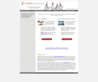 Chefsemployment.com(Chefs Employment) Screenshot