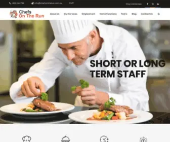 Chefsontherun.com.au(Serving Australians Nationally) Screenshot