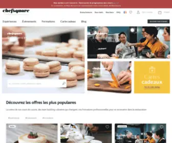 Chefsquare.fr(Cours de cuisine) Screenshot