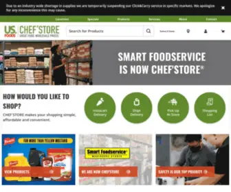 Chefstore.com(CHEF'STORE®) Screenshot